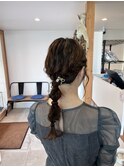 お呼ばれヘア