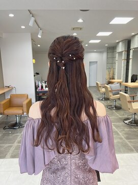 シンス(Since) お嬢様風ハーフアップ