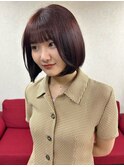 ボルドーカラー【藤沢/ヘッドスパ/艶髪/髪質改善】