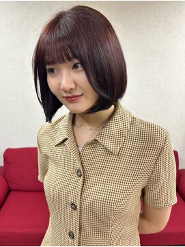 ルル(LuLu by KENJE) ボルドーカラー【藤沢/ヘッドスパ/艶髪/髪質改善】