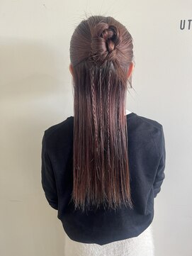 ミラコ(milaco) カチモリハーフアップ