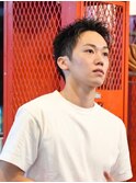 【メンズパーマ】無造作スパイキーショート