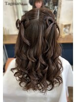 タグマル&nbsp;推し活ヘアメ☆リボンのハーフアップ