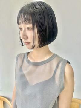 ヘアー アイス 御器所本店(HAIR ICI) 20代30代大人かわいいショートボブストレートボブ