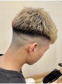金髪クロップ[津田沼/MEN’sカラー/フェード]