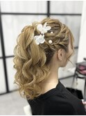 高めポニーテール