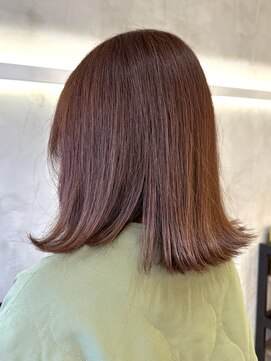 インプレッション(impression produced by LA’BO) 【札幌/impression佐藤】透明感のあるセピアブラウン