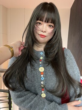 ウェイビーズ(WAVY'S) xカット/ホワイトグレージュ/レイヤーカット/チェリーブラウン