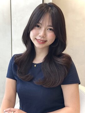 ザックラフィネ(ZACC raffine) 2way前髪/韓国風巻き/マロンベージュ/くすみベージュ/ブラウン