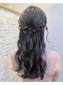定番☆ハーフアップ