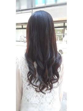 コテ巻きスタイル