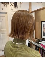 ホーミートウキョウ(HOMIE TOKYO)&nbsp;似合わせカット/小顔/ダークアッシュ/切りっぱなしボブ