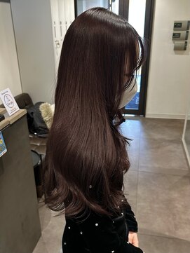 シーン(SCENE) 着物ヘア/ダークアッシュ/ミディアムレイヤーカット/○○○○