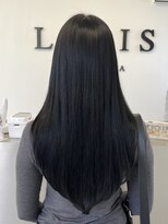 ラピス 福岡天神店(Lapis)&nbsp;黒髪ロング/ボブからイメチェン！馴染み◎質感◎シールエクステ