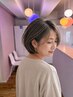 【髪質改善】カット+ブリーチ無し白髪ぼかしカラー+ケアTR