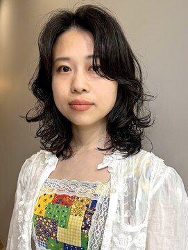 イギー(igggy) ミディアムパーマ　レイヤーパーマ　デジタルパーマ　髪質改善