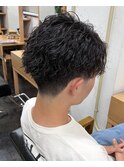 ツイストスパイラルパーマ　メンズカット