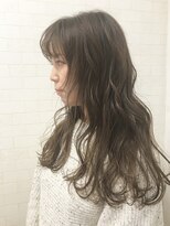 サンディーズ(Sandees)&nbsp;▼ベージュカラーラフカールロングレイヤースタイル