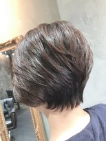 ヘアーシグネチャー(Hair Signature)&nbsp;前下がりリップラインのボブレイヤースタイル