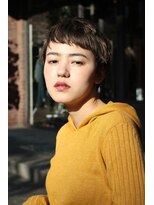 ブークル(boucle)&nbsp;ブリティッシュ風オン眉小顔ショート★