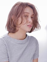 エムスラッシュ ストリートマーケット スマートサロン センター北(M.SLASH)&nbsp;【センター北】ふんわりフェミニンボブ/くすみピンク