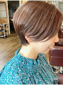 【atelier】ハンサムショート×ベージュカラー