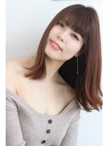 クシュ 所沢東口店(kusyu...) カーキグレージュマッシュショートボブフェザーバング(所沢366)