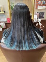 キュアスペース(CURE SPACE)&nbsp;インナーカラー【ホワイトブルー】