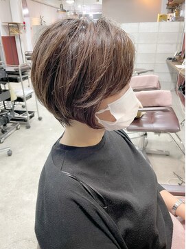 ルーファス 恵比寿 渋谷(Ruufus) 30代40代人気ショート白髪ぼかし【Ruufus恵比寿渋谷】