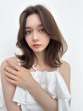 アフロートリノ(AFLOAT Leino) 大人可愛い韓国くびれかきあげヘア　レイヤーカット　2waybang#