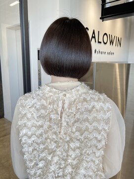 サロウィン 池袋(SALOWIN) ミニボブ × オリーブベージュ #023