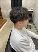 細かめツイストスパイラルパーマ