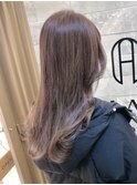 AMANI 透明感グレージュセミロング