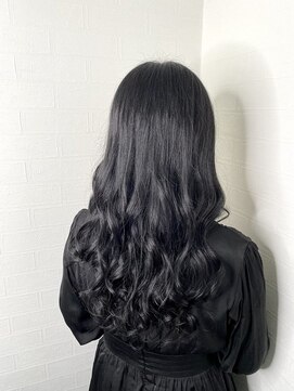 ユートピア(U topia) #ブルーブラック　#漆黒　#暗髪