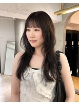 ローレン(LOREN)&nbsp;デザインカラー/レイヤーカット/ウェットヘア/オリーブベージュ