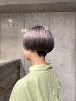 アンサム 下北沢店(UNSOME)&nbsp;マッシュルームカット　ホワイトラベンダー