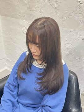 トクテ 吉祥寺(tokute) グレージュカラー/ボブウルフ/黒髪/ココアベージュ