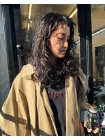 アンダーカレント(undercurrent)&nbsp;パーマ ミディアムパーマ 癖毛風パーマ