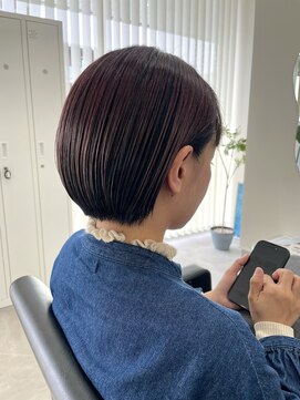 ナッティー(natty) ミニボブ×ピンクアンブレラ