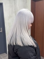 ニコ トウキョウ 渋谷(nico TOKYO)&nbsp;ホワイトシルバー/髪質改善/ダブルカラー/ケアブリーチ