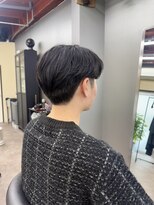 バロ(VALO)&nbsp;センターパート×ニュアンスパーマ