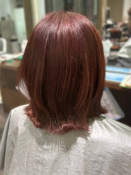 ユーアンボワーズ(U-AMBOISE) くびれボブ【寝屋川/髪質改善/白髪ぼかし】