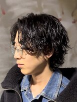 ビカムメンズヘアー 栄店(become men's hair)&nbsp;サーフカール/黒髪サーフカール/ウルフパーマ/名古屋/栄