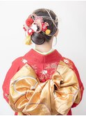 ＃成人式＃着付け#ヘアセット