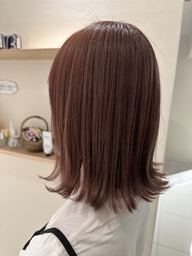 アヴァンスクロス あべのルシアス店(AVANCE.CROSS) ピンクベージュ×髪質改善カラー