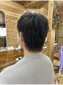 ツーブロックショート