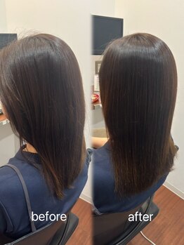 ディアーズ 御幸本町(Dears)の写真/【Dearsが提供する本格髪質改善】お客様に合わせたオーダーメイド施術◎思わず触れたくなる感動美髪に♪