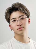 オーシャントーキョーオーバー 渋谷(OCEAN TOKYO OVER) フェザーパーマニュアンスパーマセンターパートショート