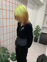 PELE原宿/ブリーチなしダブルカラー/ハイトーン/ケアブリーチ【３月上旬OPEN(予定)】&nbsp;着物ヘア/大人ガーリー/ダークアッシュ/似合わせカット/原宿