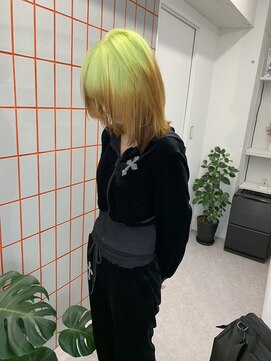 ペレ 原宿(PELE) 着物ヘア/大人ガーリー/ダークアッシュ/似合わせカット/原宿